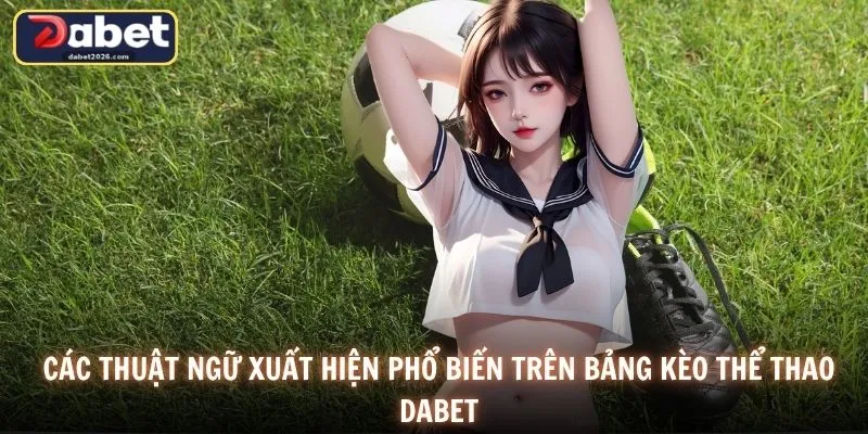 Các thuật ngữ xuất hiện phổ biến trên bảng kèo thể thao DABET