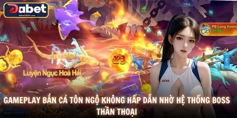 Gameplay bắn cá Tôn Ngộ Không hấp dẫn nhờ hệ thống boss thần thoại