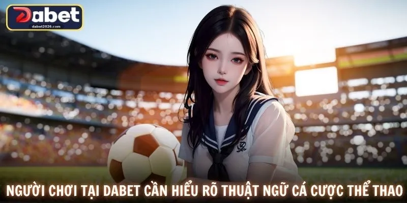 Người chơi tại DABET cần hiểu rõ thuật ngữ cá cược thể thao