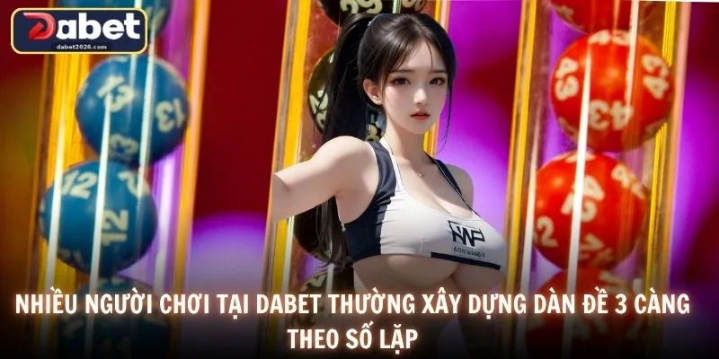 Nhiều người chơi tại DABET thường xây dựng dàn đề 3 càng theo số lặp